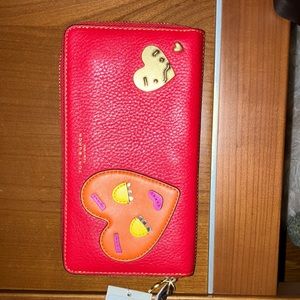 Tory burch leather fun wallet. New with tags